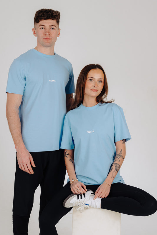 Court Essentials Tee - Sky Blue