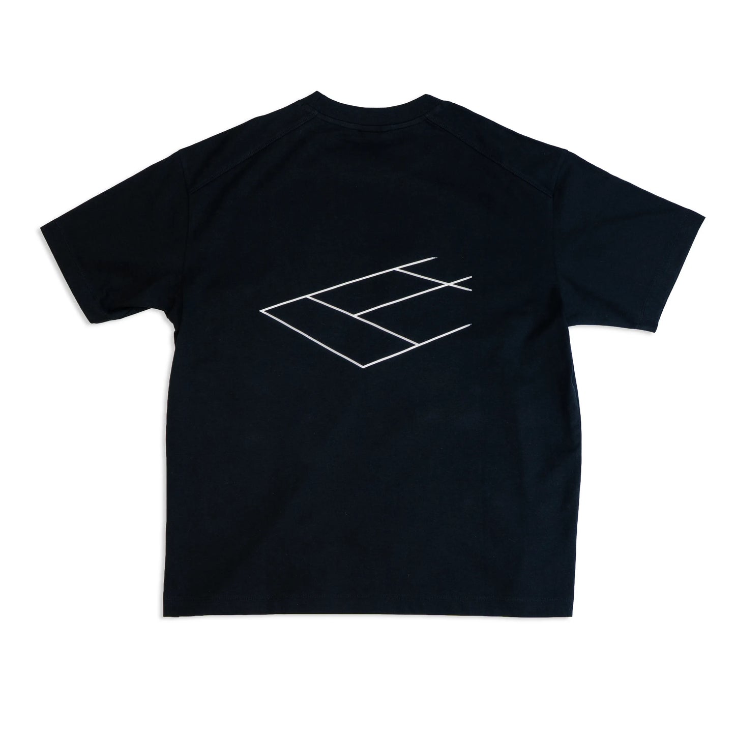 Oversized Court Tee - Black