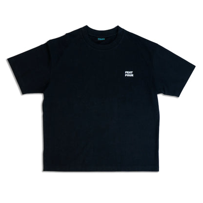 Oversized Court Tee - Black